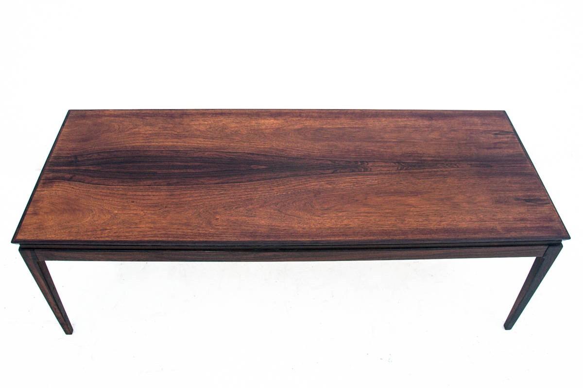 Extendable Rosewood Coffee Table, Denmark, 1960s In Good Condition In Chorzów, PL