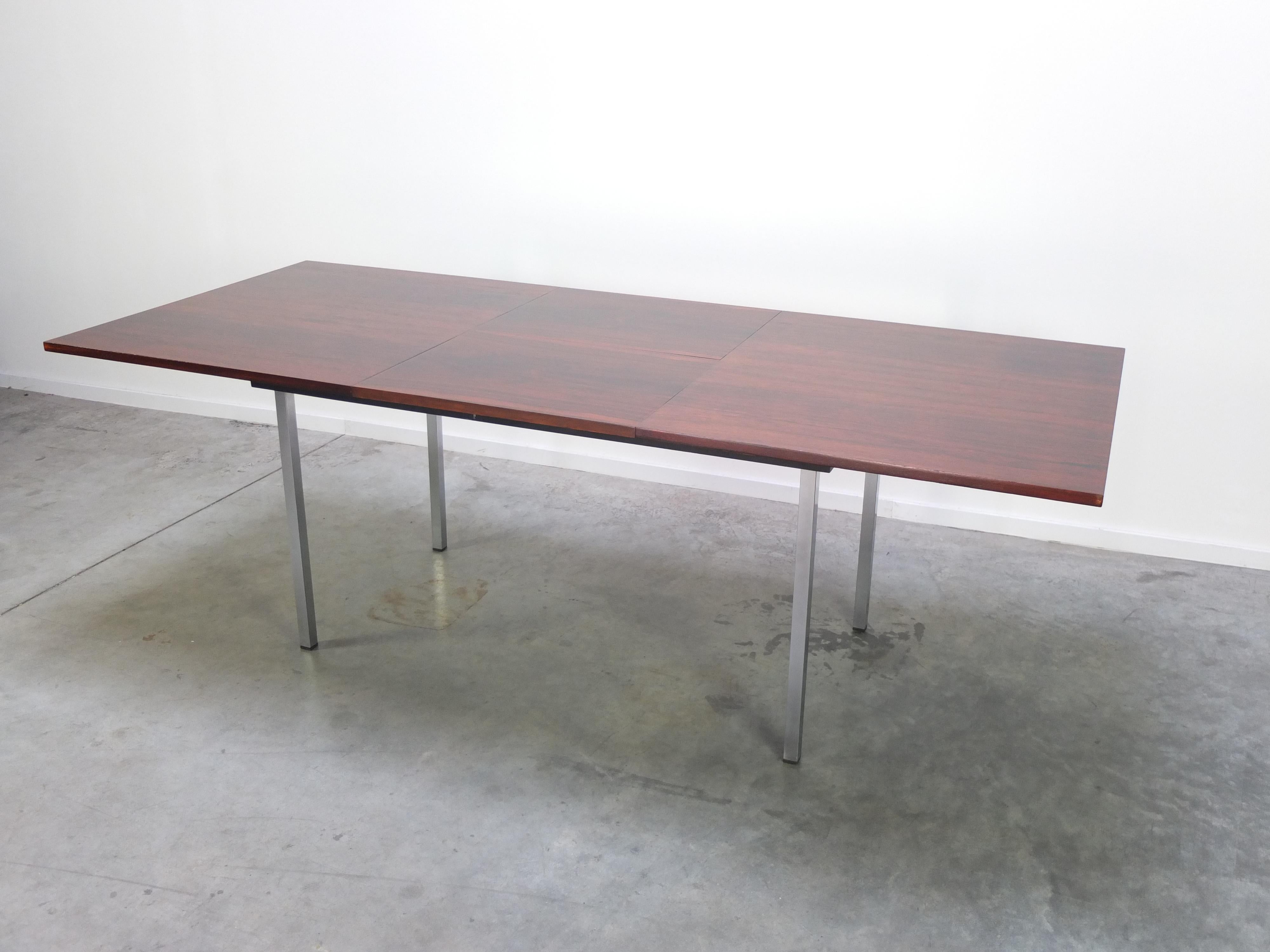 Extendable Rosewood Dining Table by Alfred Hendrickx for Belform, 1960s 5