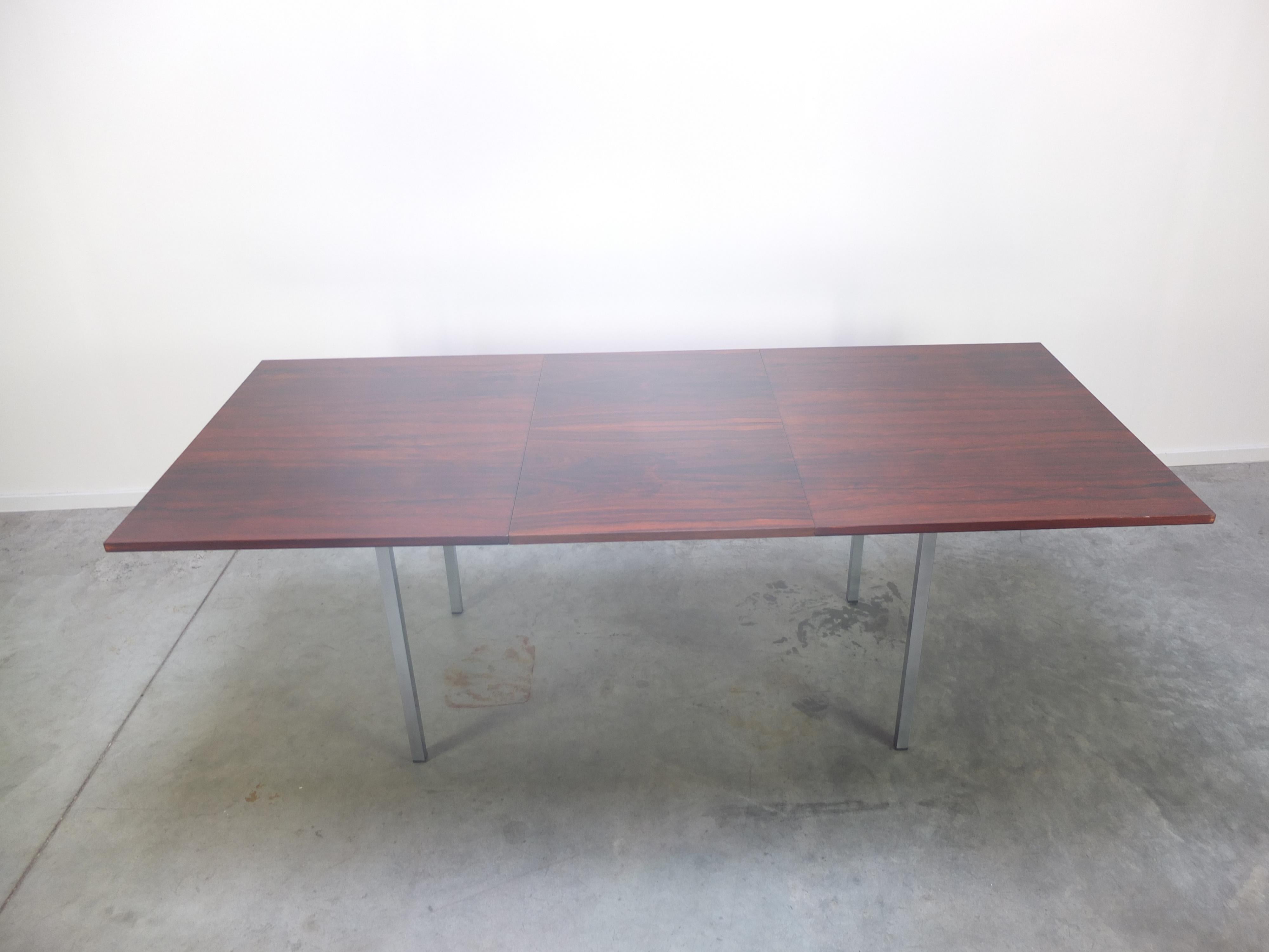 Extendable Rosewood Dining Table by Alfred Hendrickx for Belform, 1960s 6