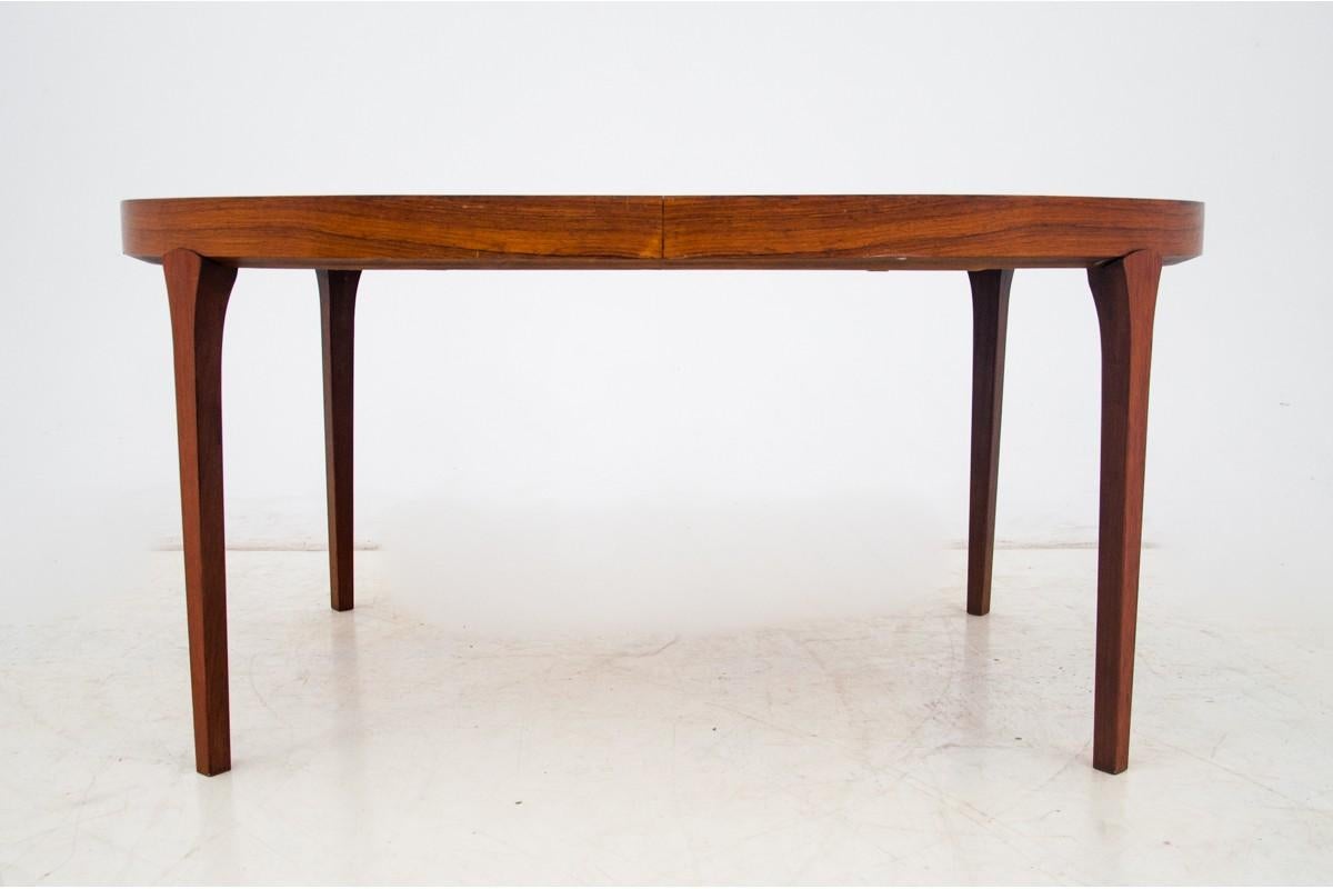 Scandinavian Modern Extendable Rosewood Dining Table, Omann Jun, Danish Design, 1960s