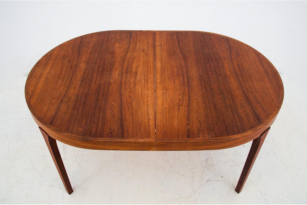Extendable Rosewood Dining Table, Omann Jun, Danish Design, 1960s In Good Condition In Chorzów, PL