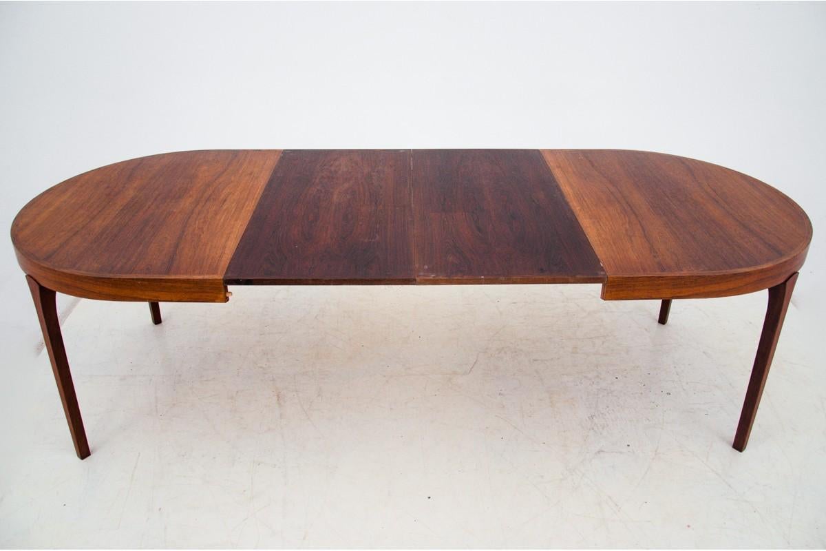Extendable Rosewood Dining Table, Omann Jun, Danish Design, 1960s 1