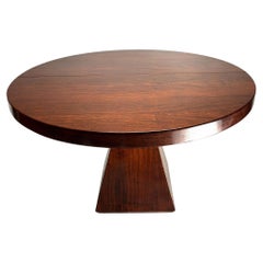 Retro Extendable Round Dining Table 'Chelsea'  by Vittorio Introini, Italy