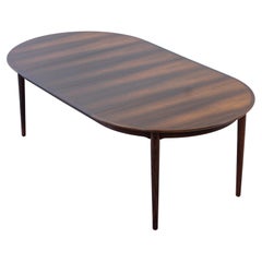 Extendable Round Dining Table in Rosewood by Arne Vodder, Denmark, 1960s