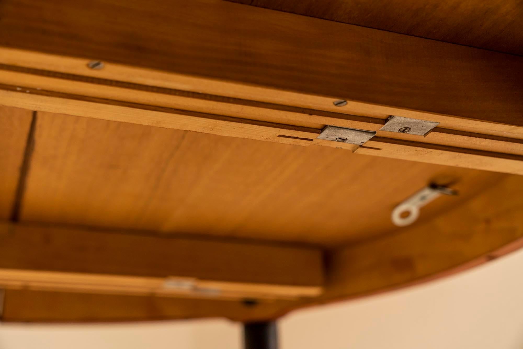 Extendable Round Dining Table in Rosewood by Arne Vodder, Denmark, 1950s 9