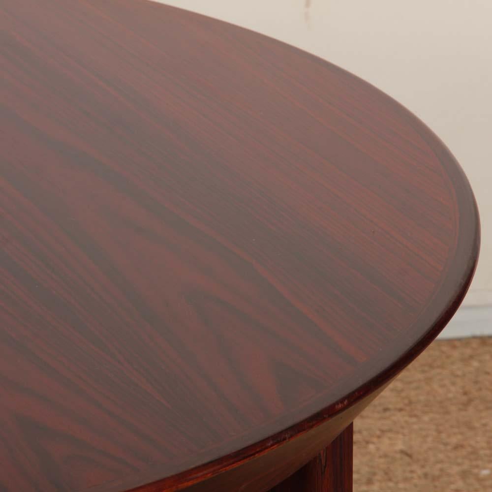 Danese Extendable round table by Ole Hald for Gudme Møbelfabrik, 1960s in vendita