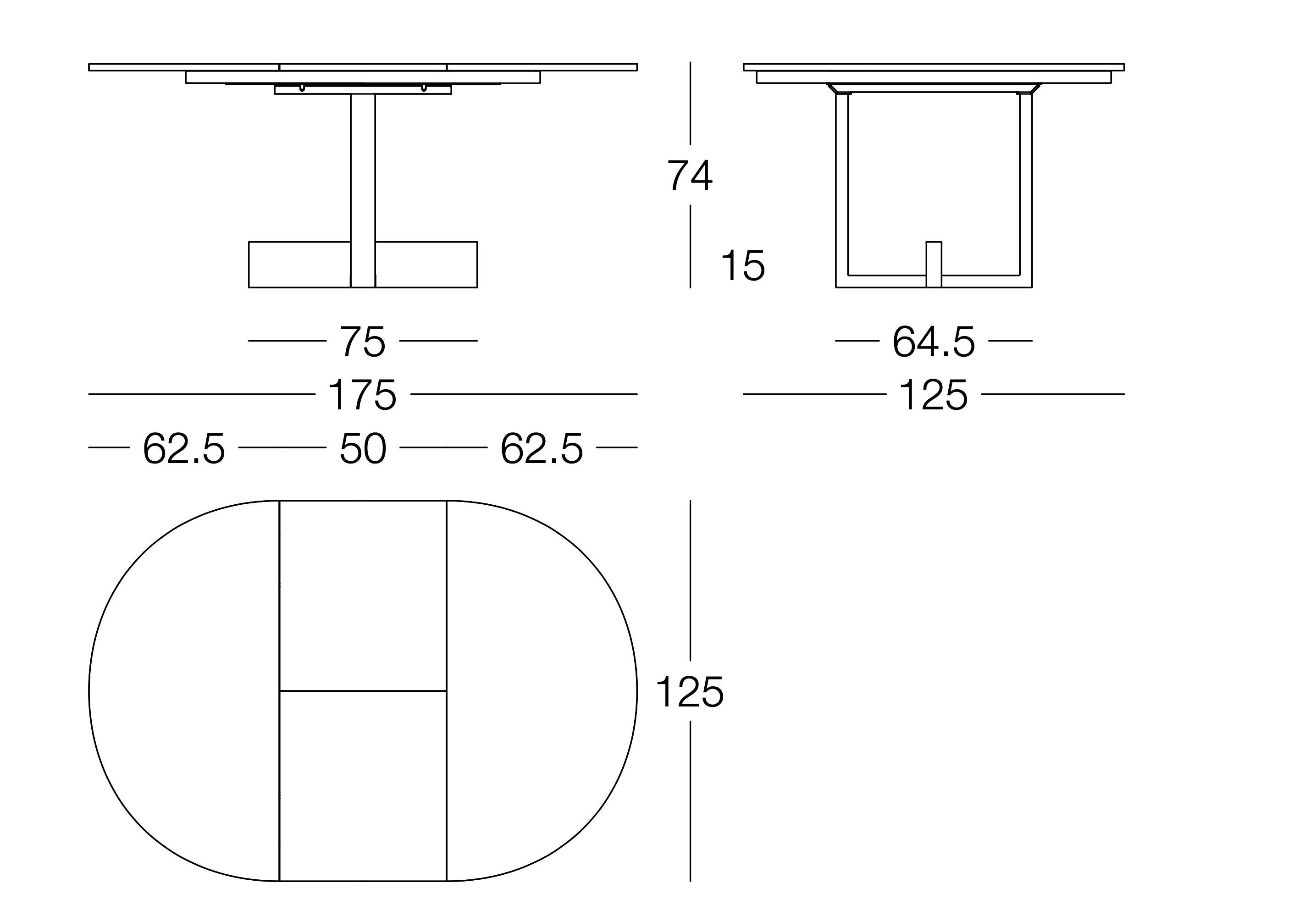 Table ronde à rallonge Magis Pied-à-terre design Brogliato Traverso - Rouge brique en vente 4