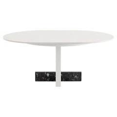 Mesa redonda extensible Magis Pied-à-terre diseño Brogliato Traverso - Blanco