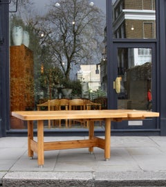 Extendable Scandinavian Pine Table by Knud Friis & Elmar Moltke Nielsen, 1950s