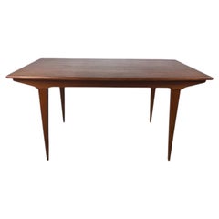Extendable Scandinavian Style Dining Table Manner of Vilhelm Wohlert