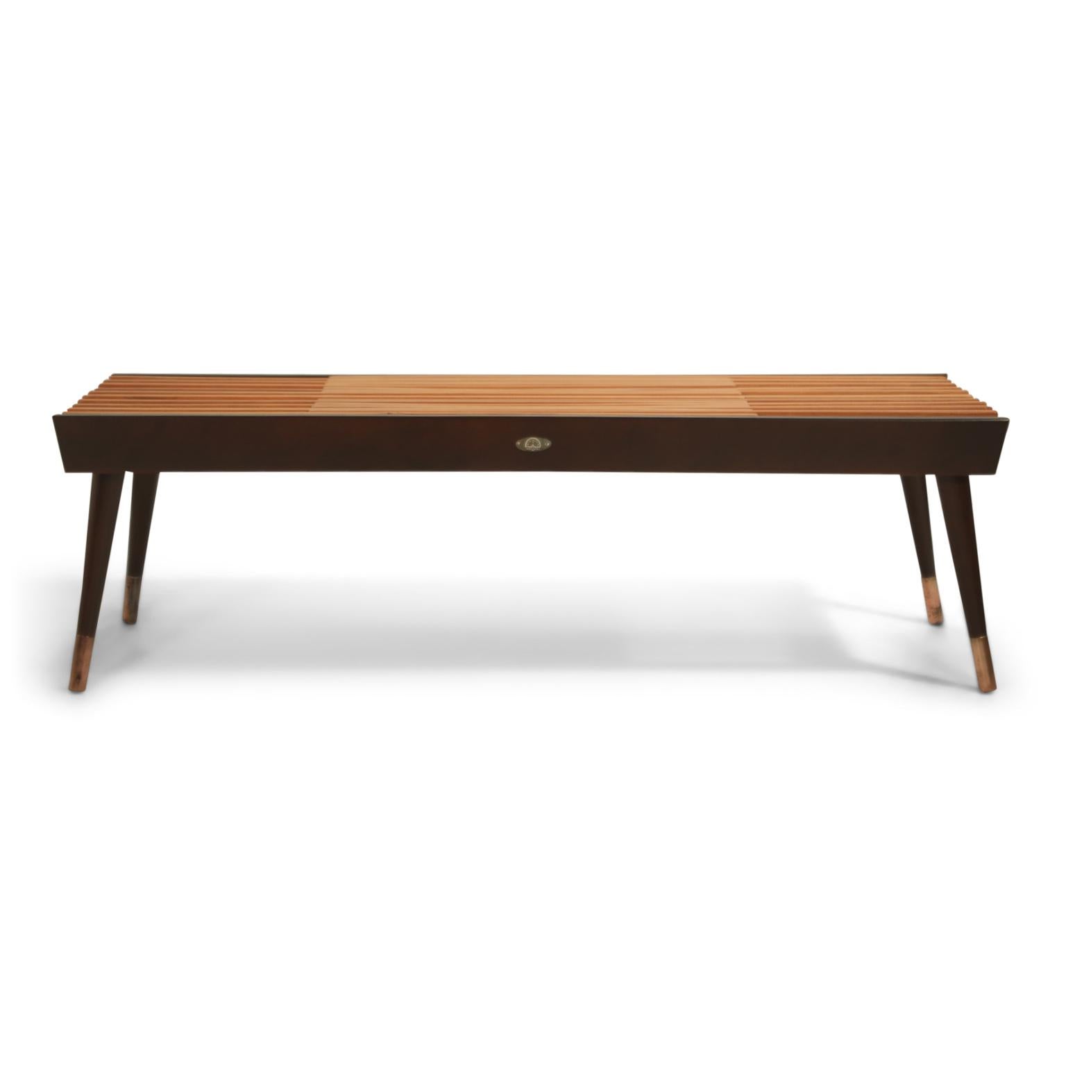 coffee table with benches underneath
