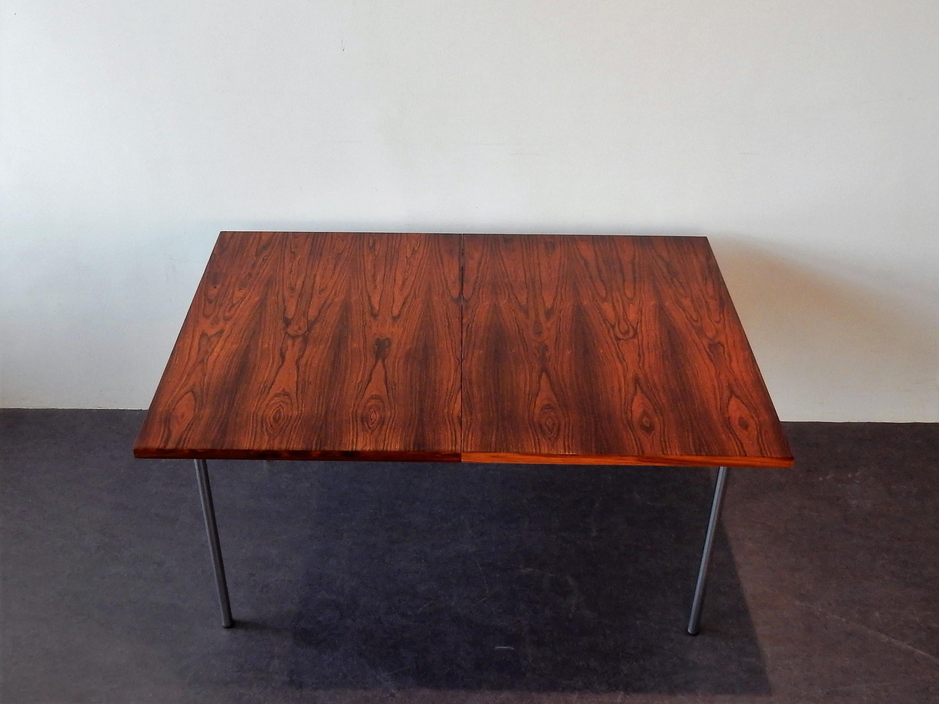 Dutch Extendable SM08 Palissander Dining Table by Cees Braakman for Pastoe, 1960s