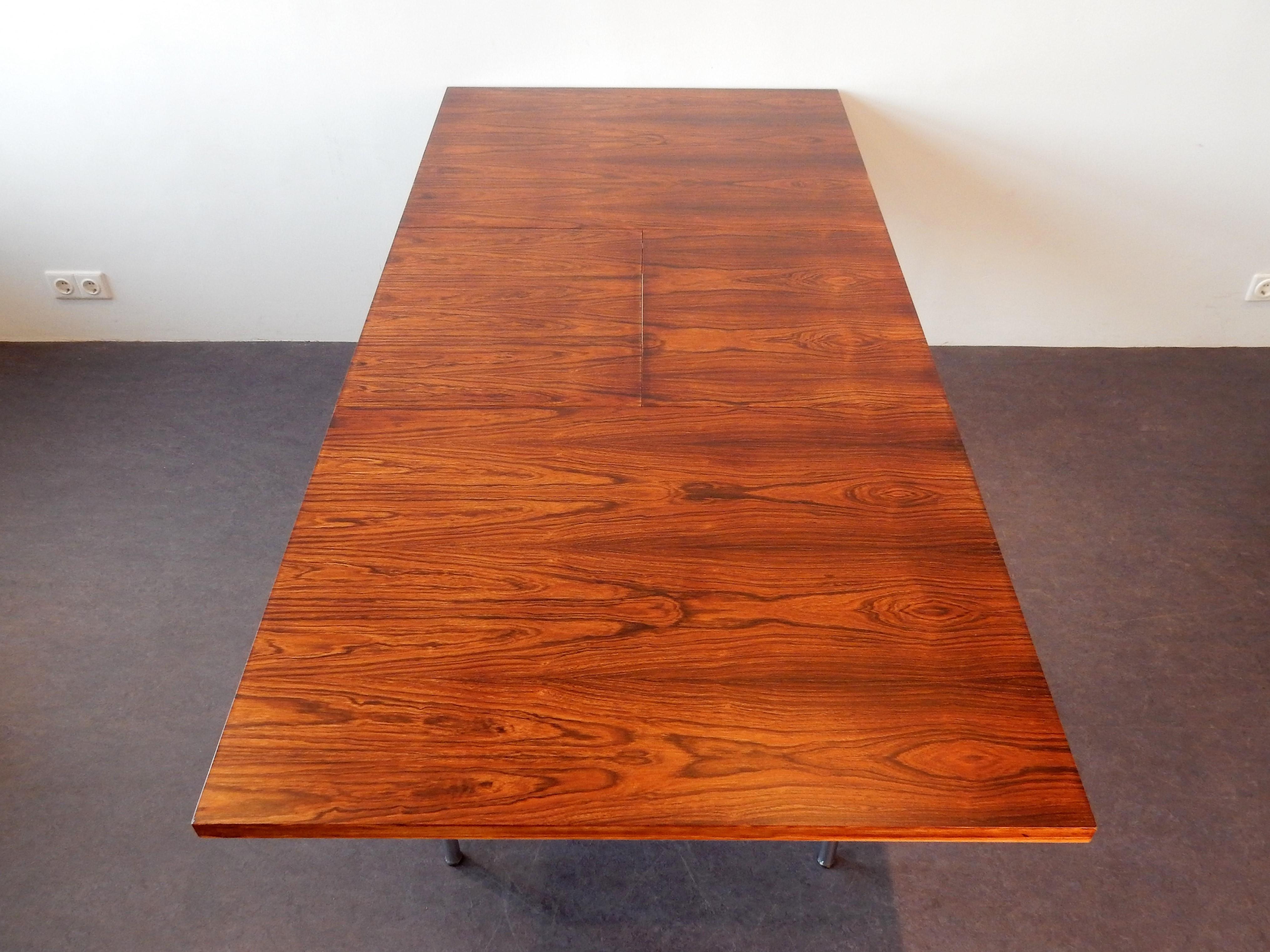 Veneer Extendable SM08 Palissander Dining Table by Cees Braakman for Pastoe, 1960s