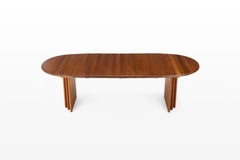Extendable Solid Teak Dining Table by Burchardt Nielsen, Denmark, 1980s