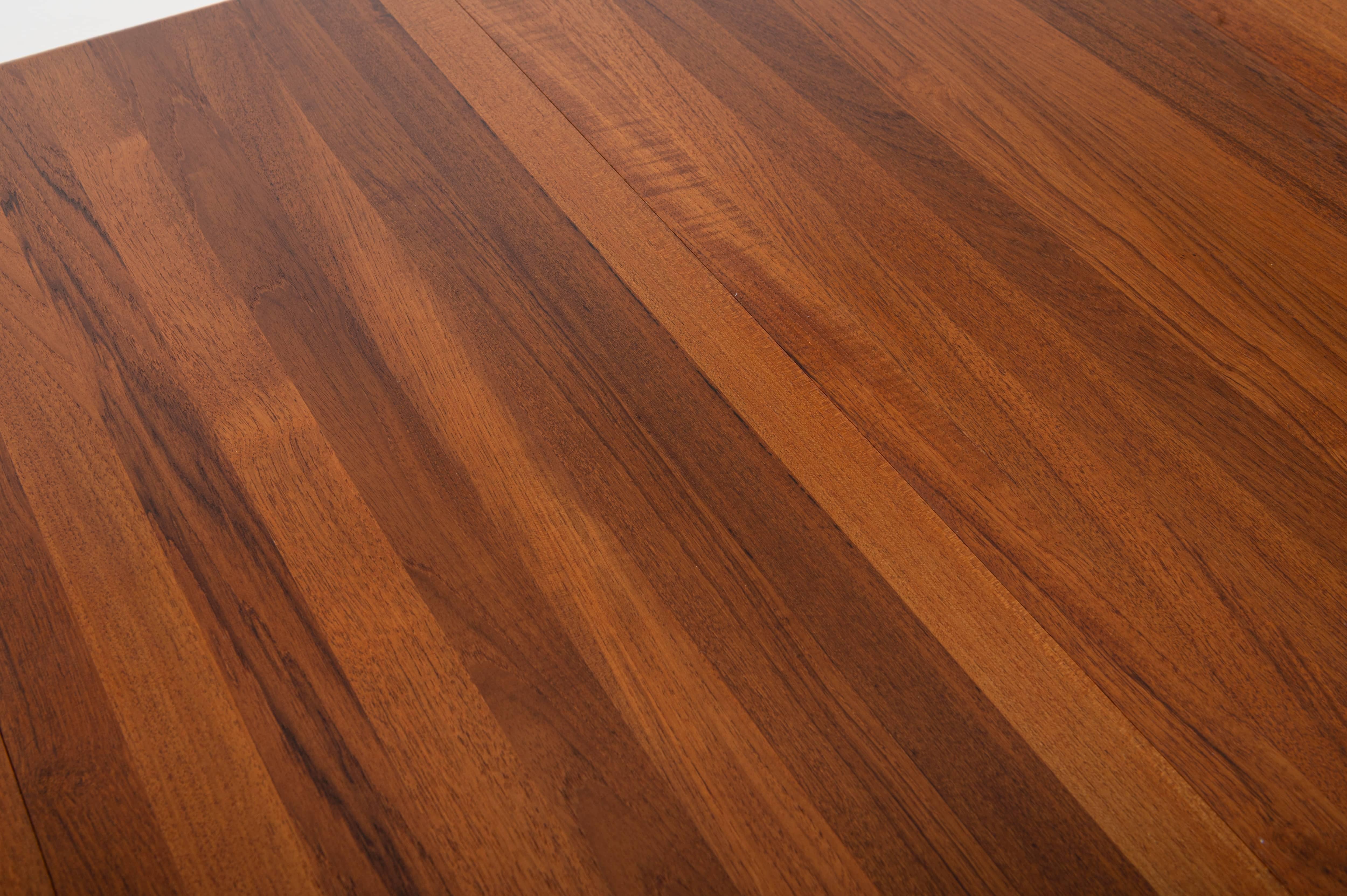 Extendable Solid Teak Dining Table from Glostrup Møbelfabrik, 1960s For Sale 2