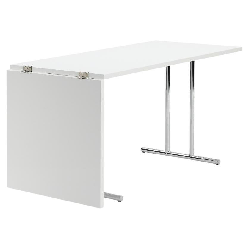 Extendable table ClassiCon Lou Perou Table Design Eileen Gray - White