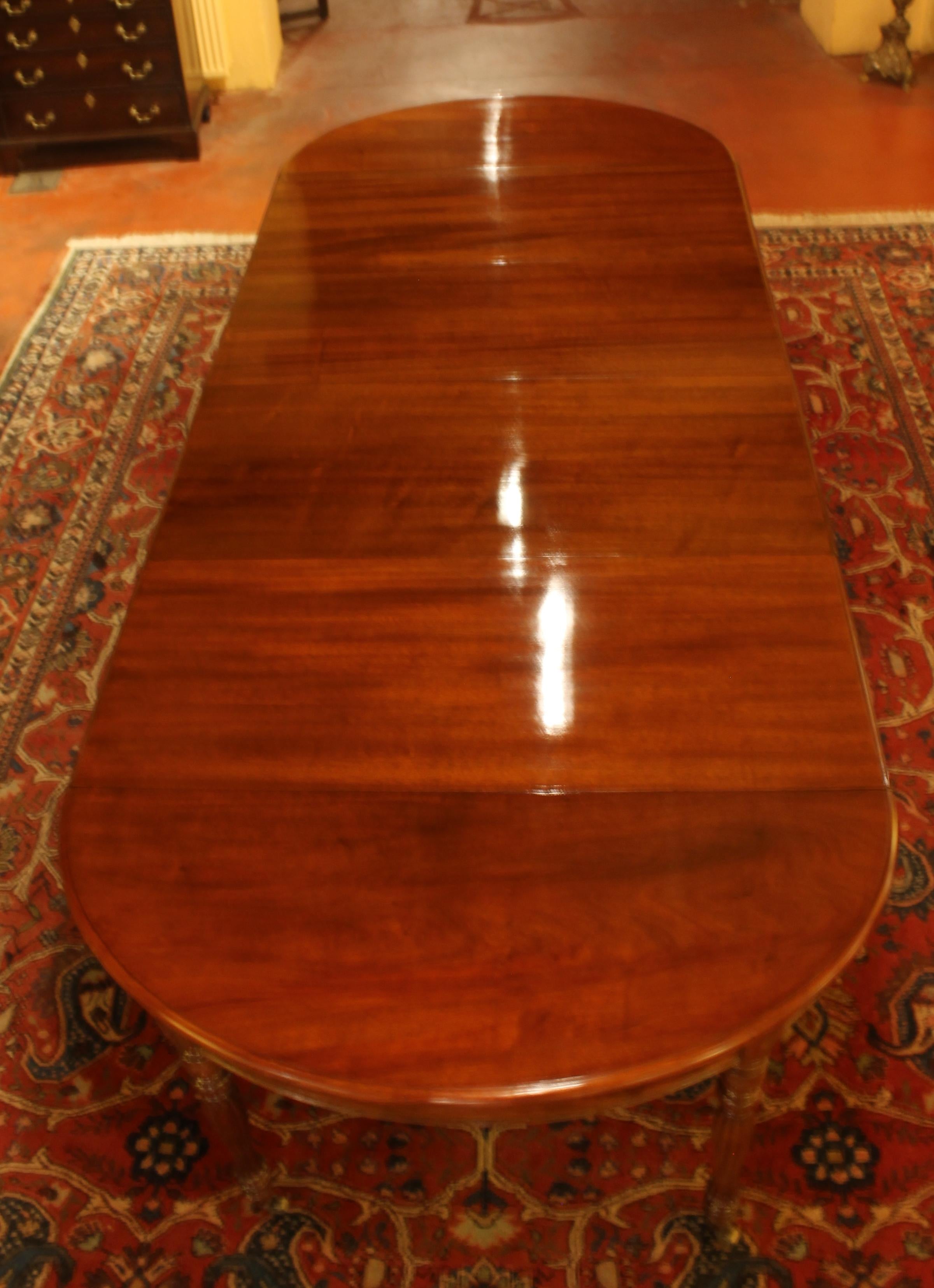 Extendable Table in Mahogany - 19th Century-France 6
