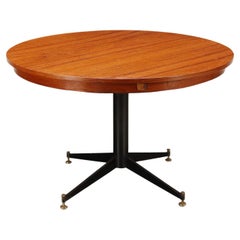 Extendable Table Mahogany, Italy, 1960s