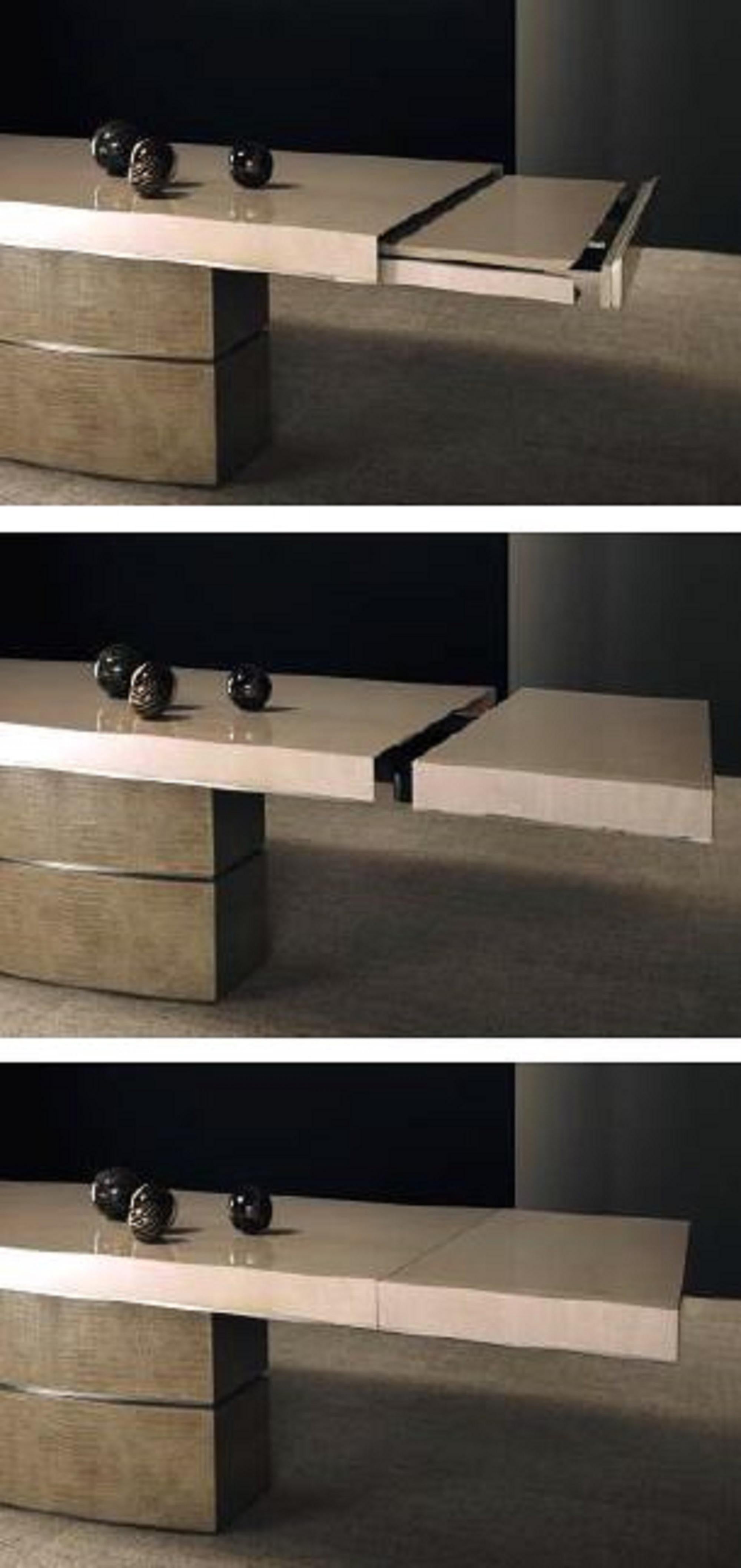 Hand-Crafted Extendable Table Mplace For Sale