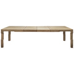 Extendable Table of Goatskin for Italy, 1930s