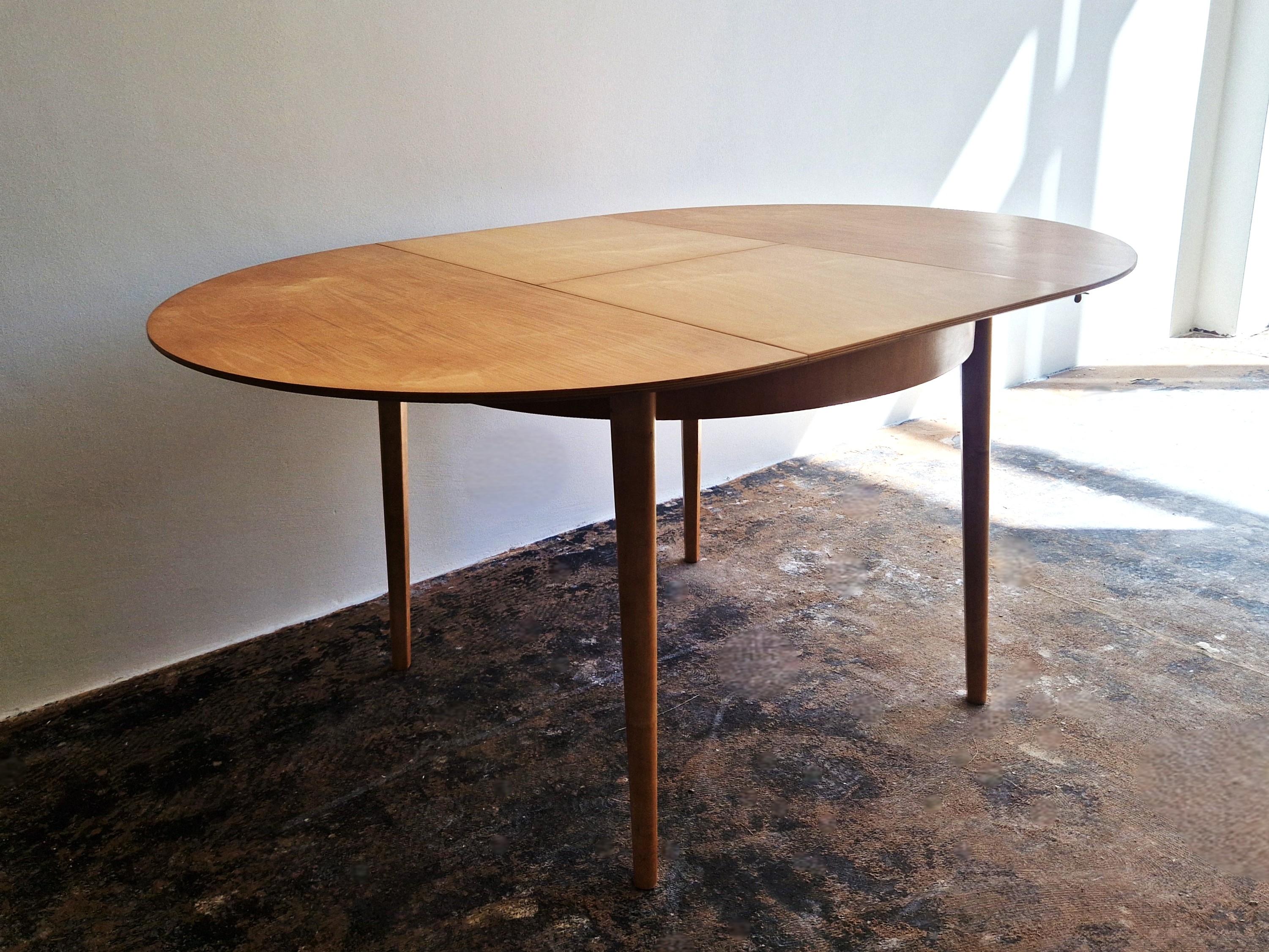 Table à manger extensible TB05 de Cees Braakman pour Pastoe, Pays-Bas, années 1950 en vente 6