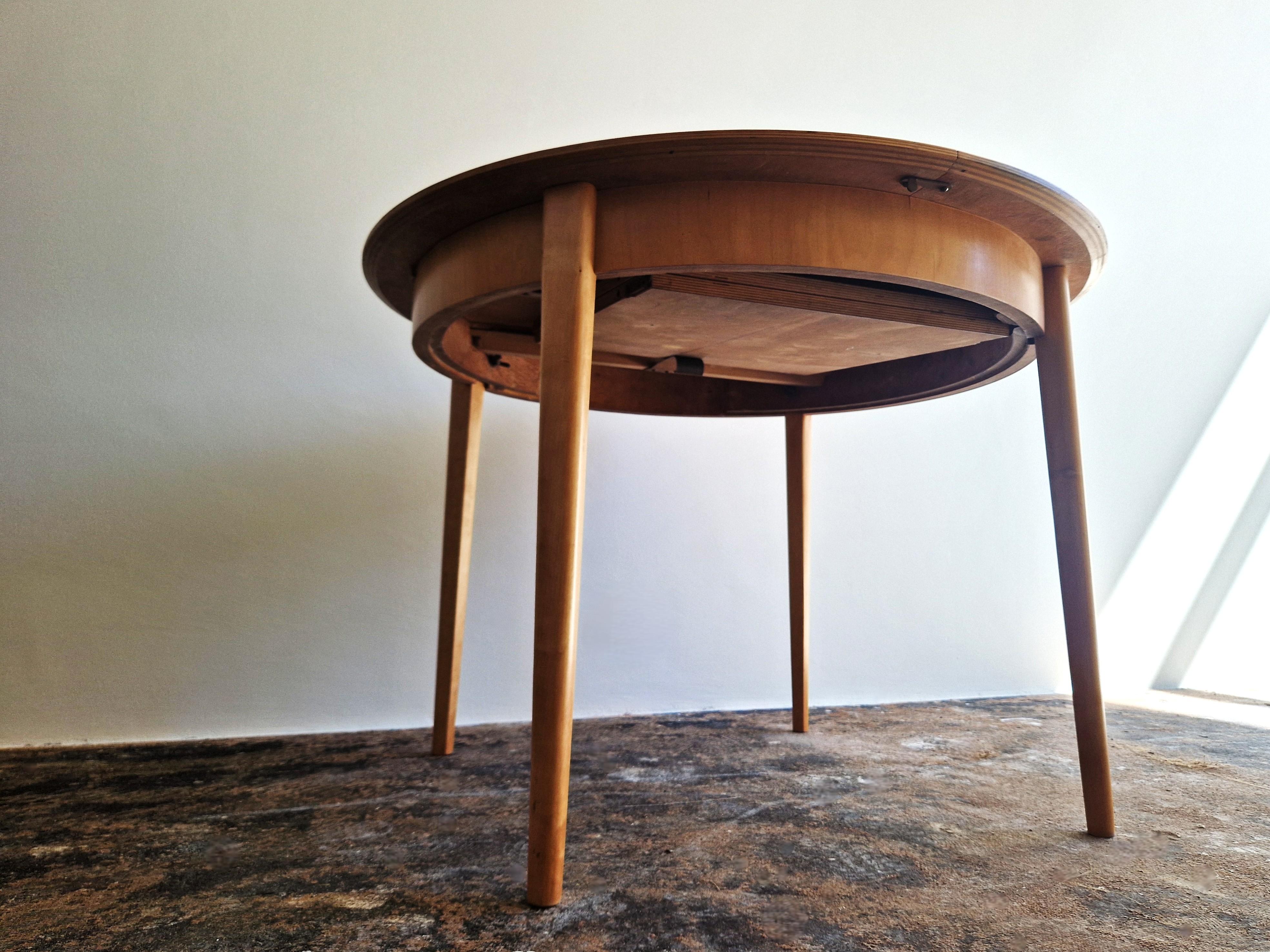 Table à manger extensible TB05 de Cees Braakman pour Pastoe, Pays-Bas, années 1950 en vente 2