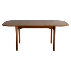 Extendable Teak Dining Room Table Kitchen Furniture Denmark Mid-Century Modern 1