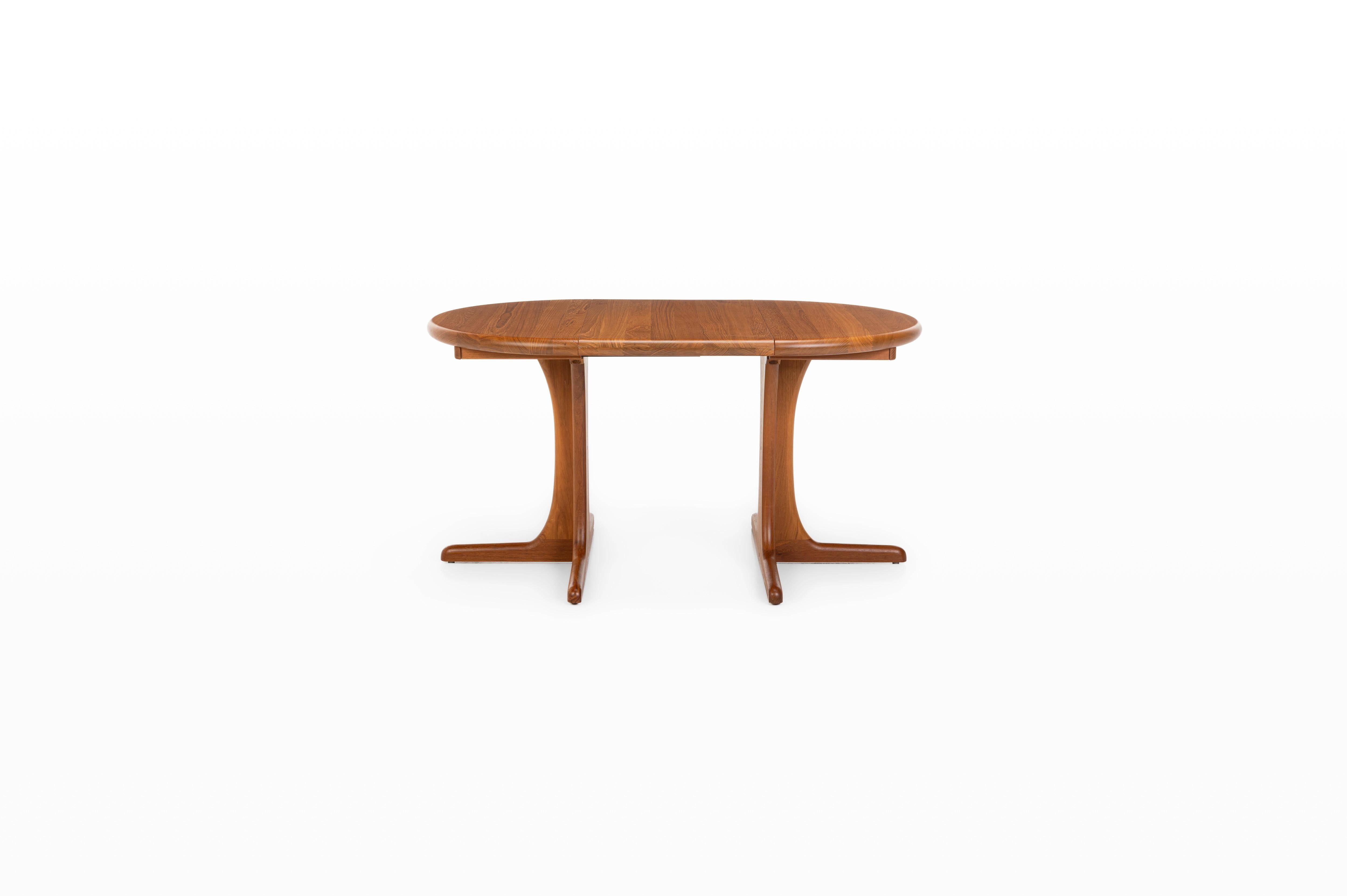 Extendable Teak Dining Table by Dyrlund, Denmark, 1960s In Good Condition In Ranst, VAN