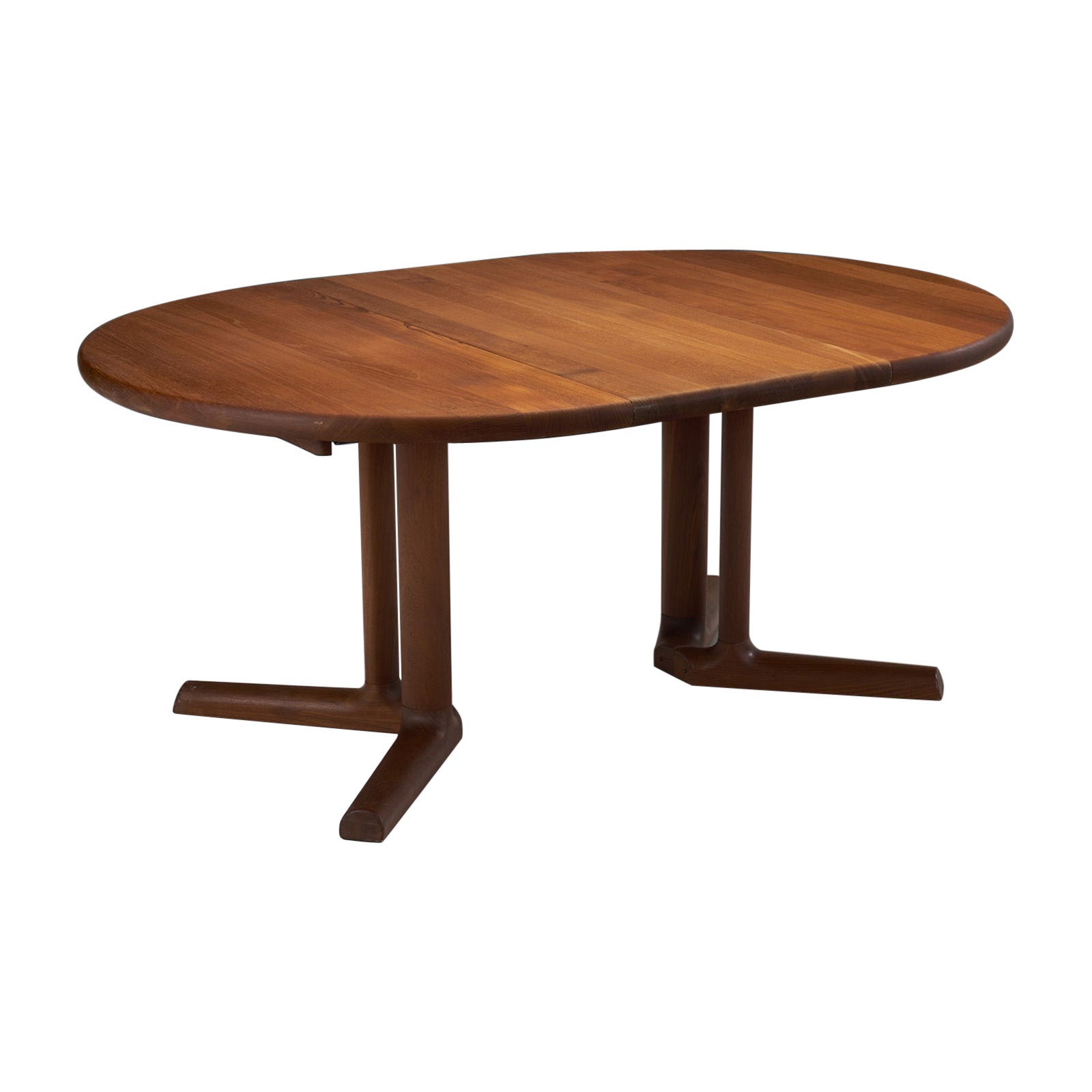 Extendable Teak Dining Table by Dyrlund, Denmark 1960s