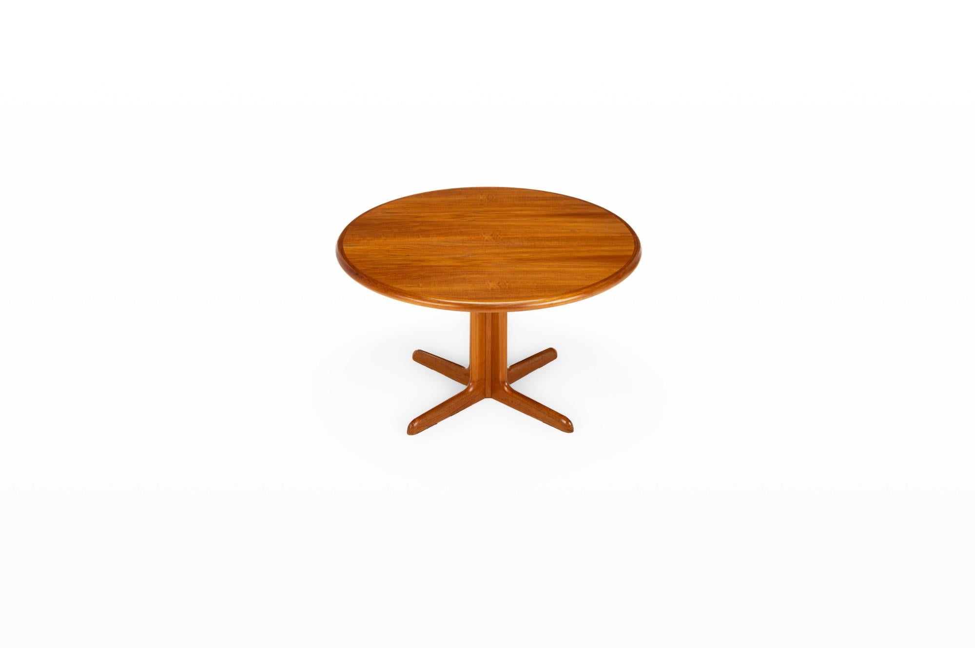 Mid-Century Modern Table de salle à manger extensible en teck par Gudme Møbelfabrik, Danemark années 1960