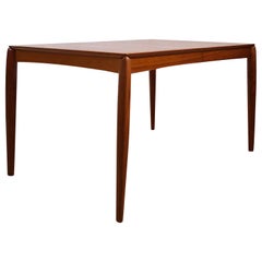 Extendable Teak Dining Table by H.W. Klein for Bramin