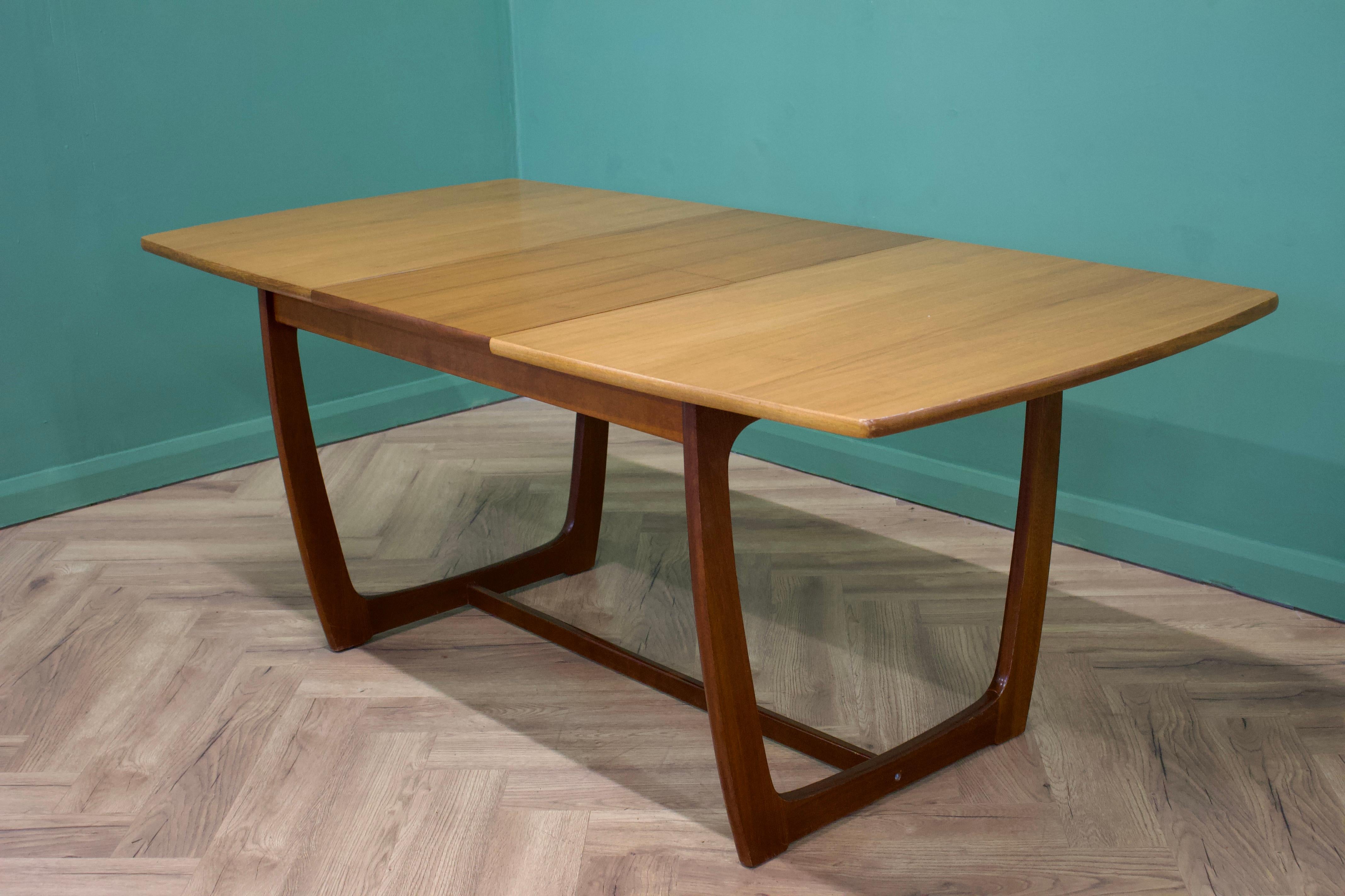 20th Century Extendable Teak Dining Table & Chairs from Portwood, 1960s, Set of 7