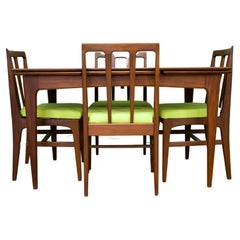 Vintage Extendable Teak Dining Table & Chairs from Younger, 1960s, Set of 5