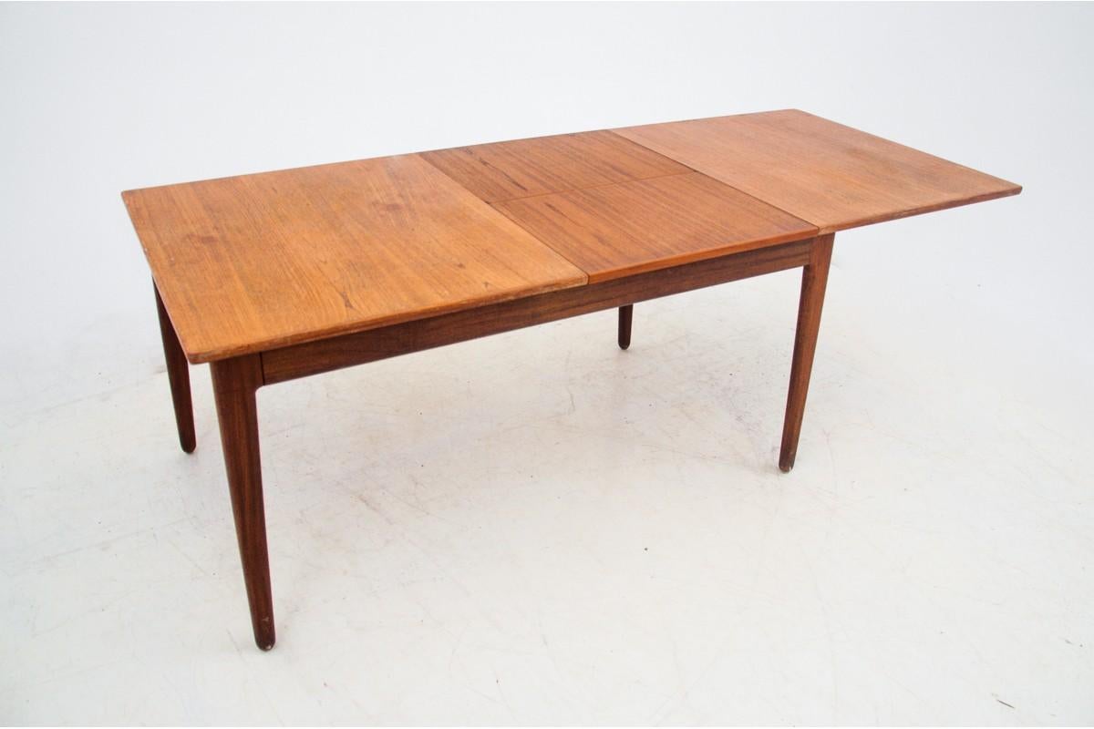 Extendable Teak Dining Table, Danish Design, 1960s 2