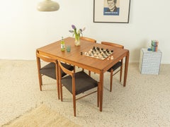 Extendable Teak Dining Table from the 1960s by H.W. Klein for Bramin, Denmark