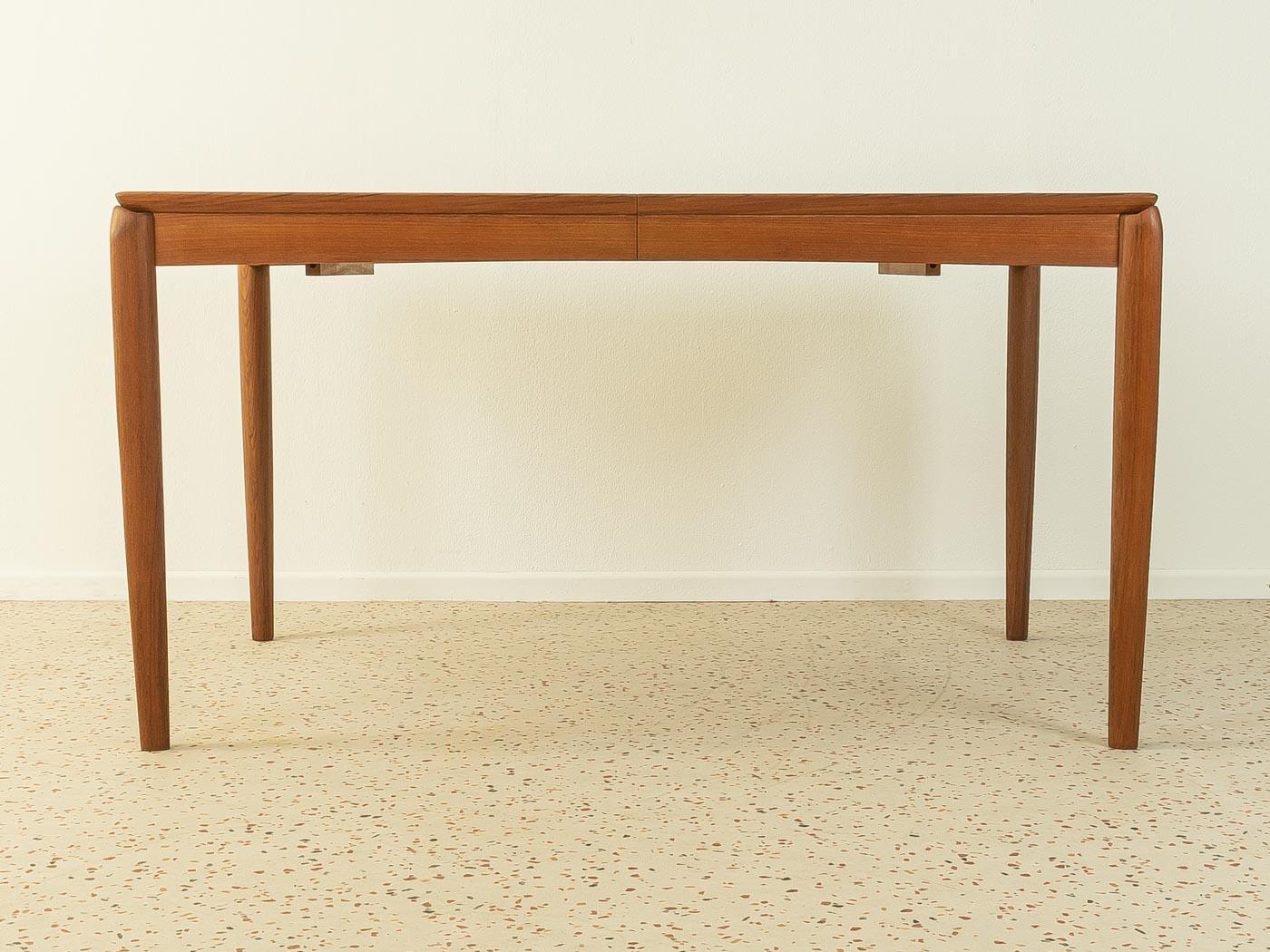 Danish Extendable Teak Dining Table from the 1960s by H.W. Klein for Bramin, Denmark