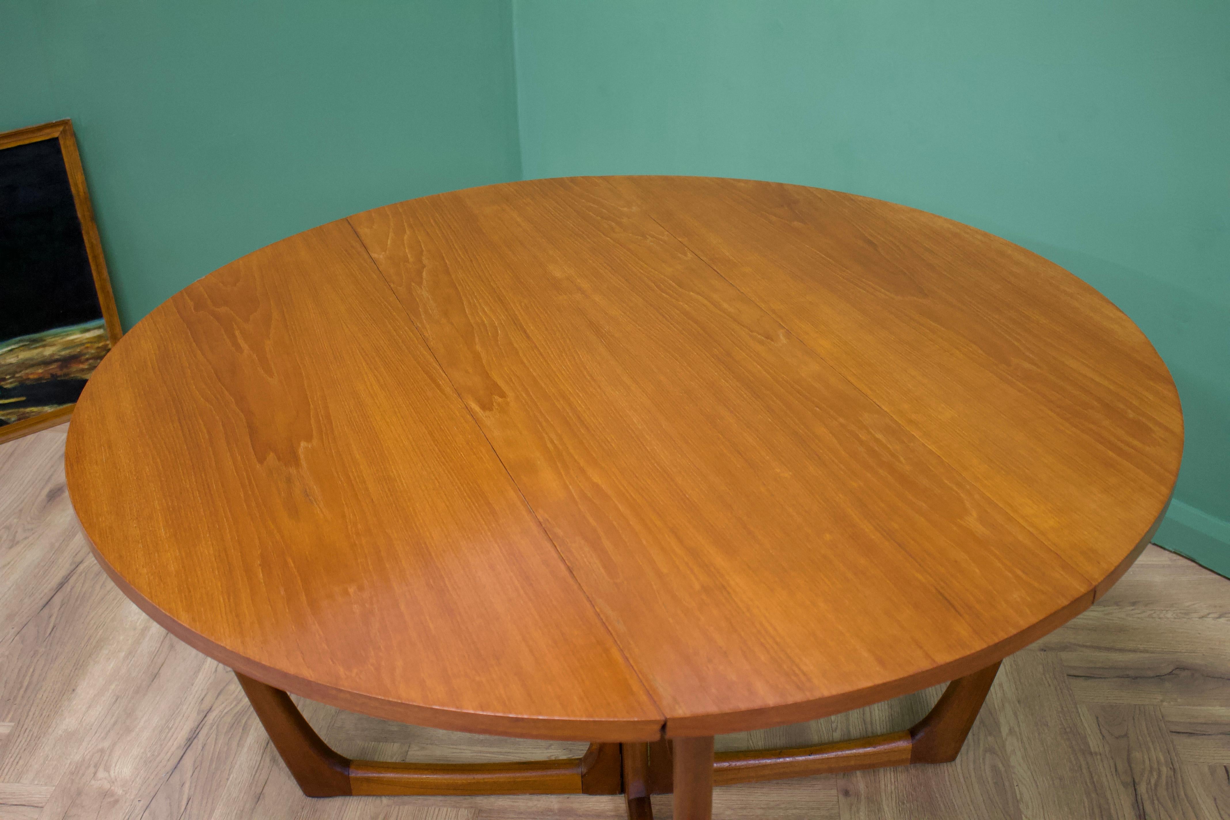 Mid-Century Modern Extendable Teak Drop Leaf Dining Table from Beithcraft, 1960s
