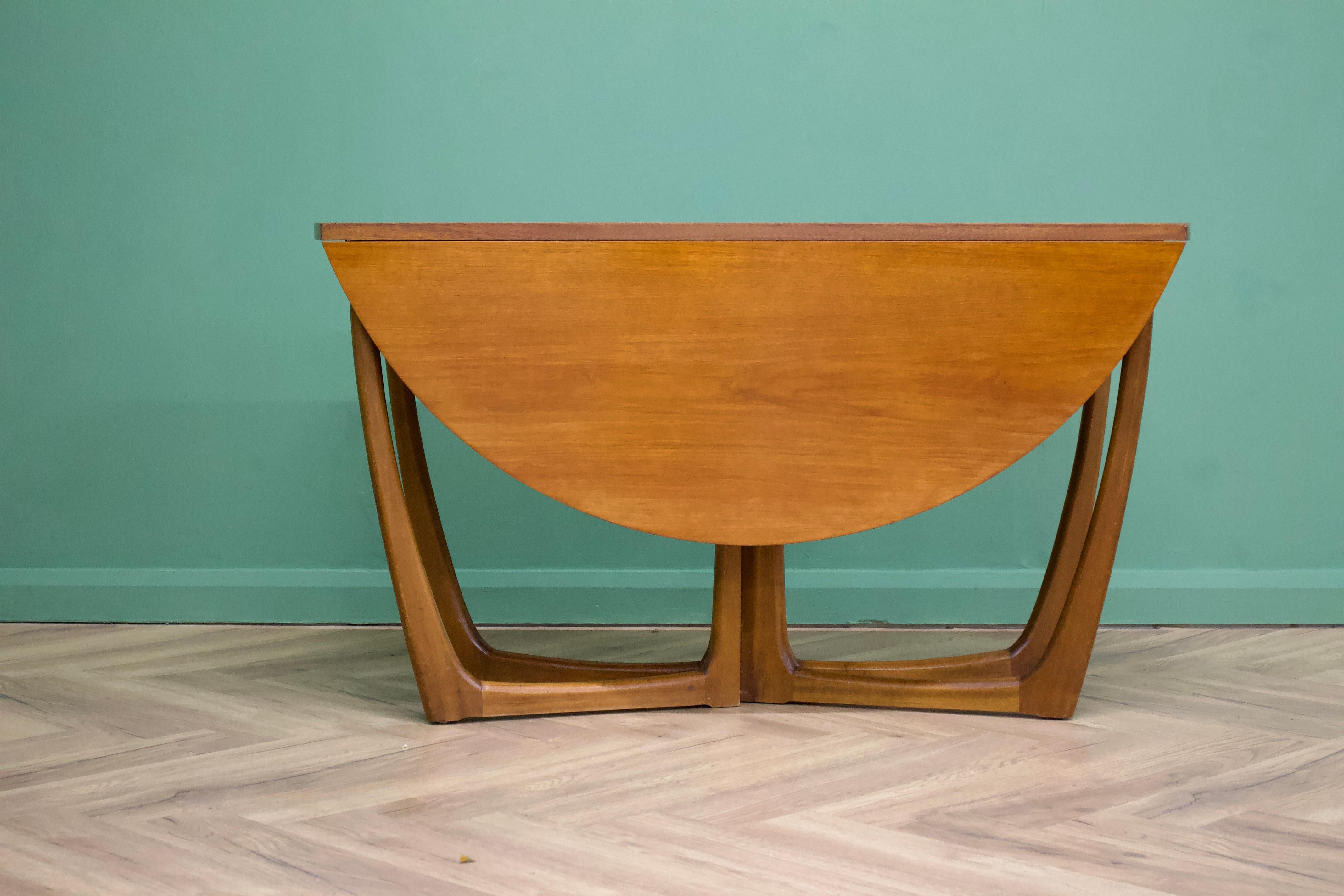 British Extendable Teak Drop Leaf Dining Table from Beithcraft, 1960s