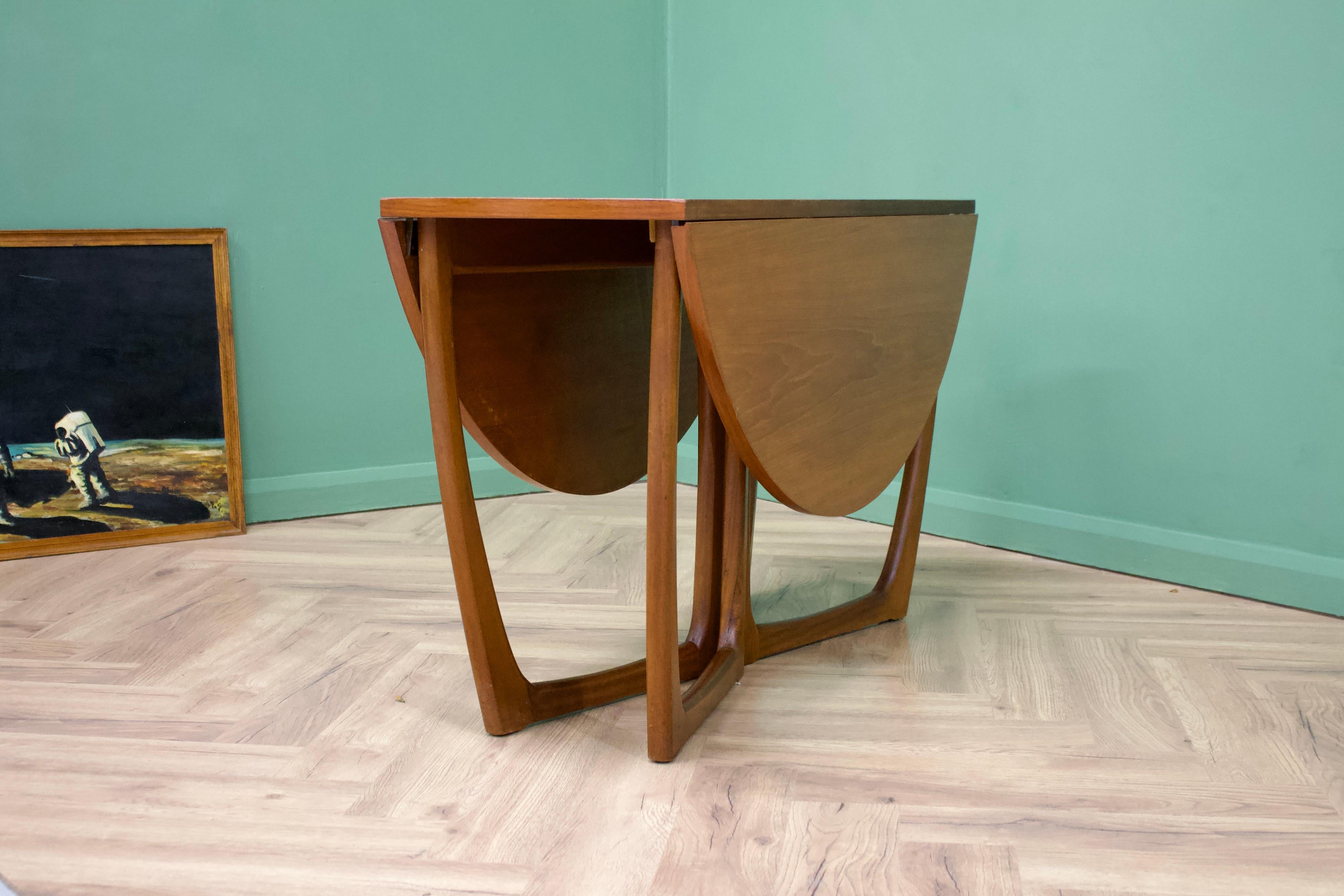 Woodwork Extendable Teak Drop Leaf Dining Table from Beithcraft, 1960s