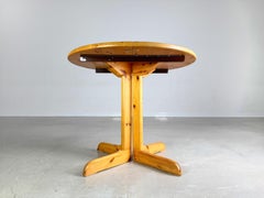 Ausziehbarer Vintage-Esstisch aus Kiefernholz im Stil von Rainer Daumiller