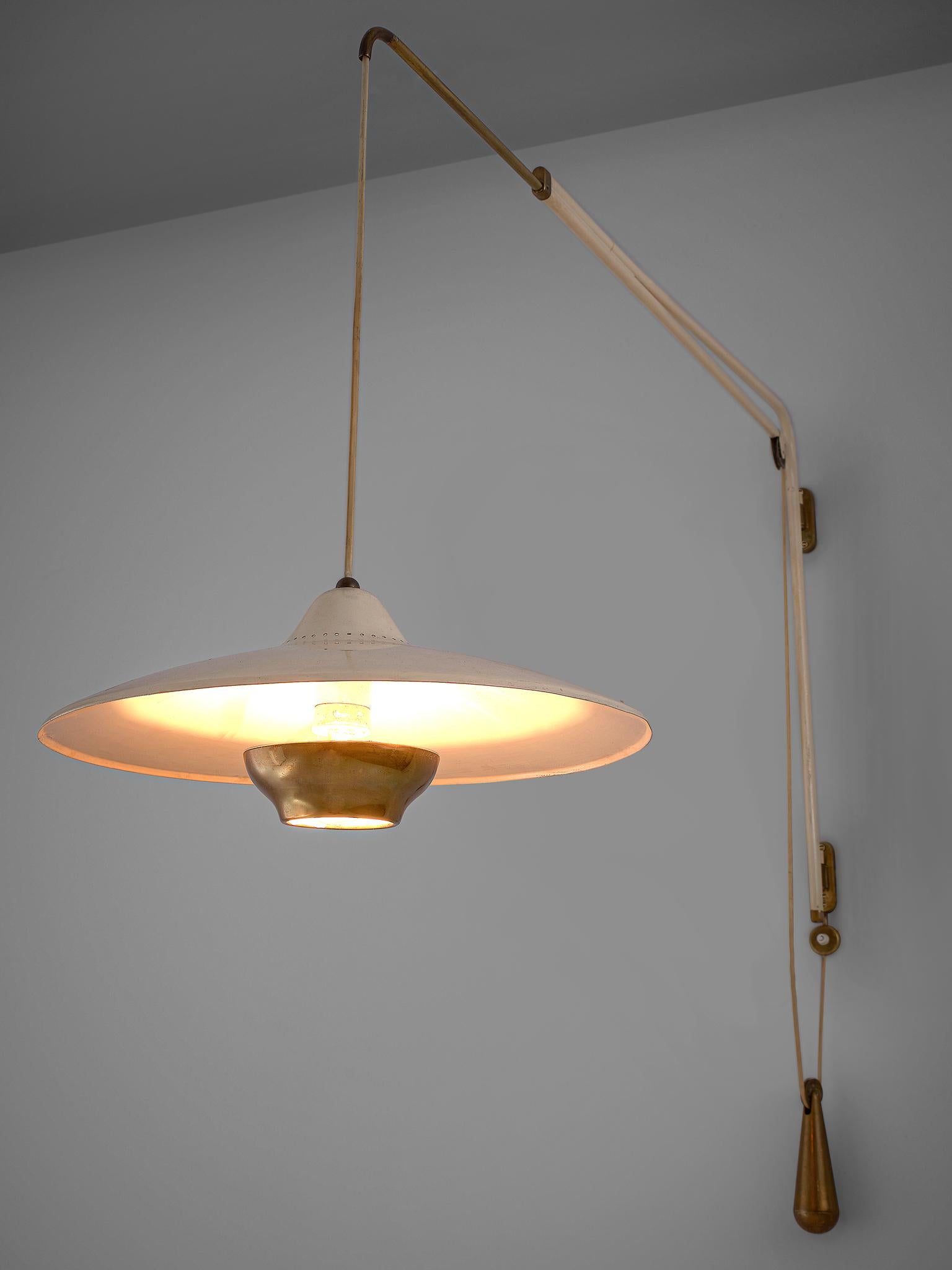 Aluminum Extendable Wall Light by Franco Buzzi for O-Luce