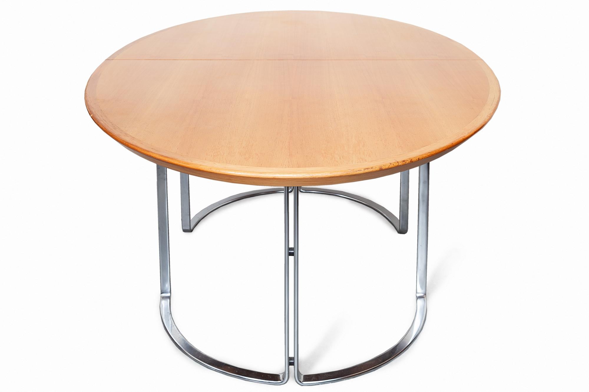 Mid-Century Modern Extendable Walnut Table by Horst Bruning for Kill International, 1970s