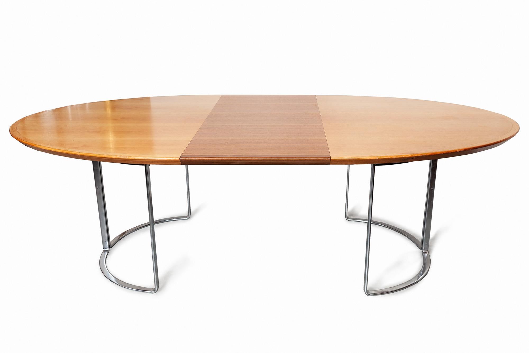 German Extendable Walnut Table by Horst Bruning for Kill International, 1970s