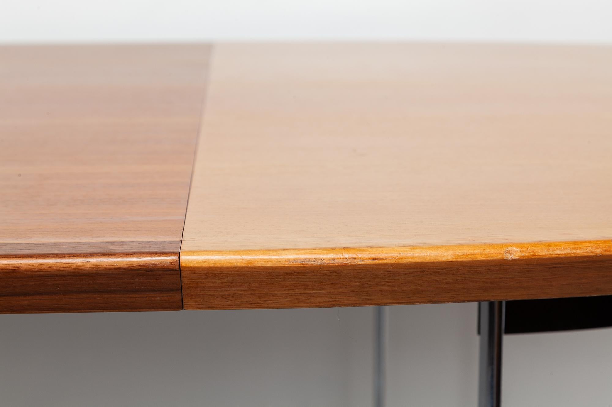 Extendable Walnut Table by Horst Bruning for Kill International, 1970s 1