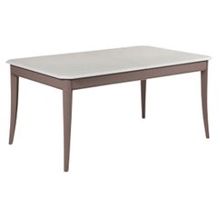 Ausziehbarer Tisch aus grau lackierter Eiche, TRADITION Französischer Landhausstil