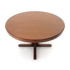 Extendible wooden dining table by Giovanni Ausenda for Stilwood, 1960s