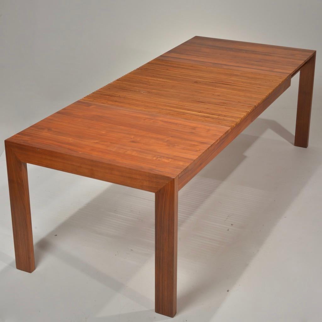 accordion dining table