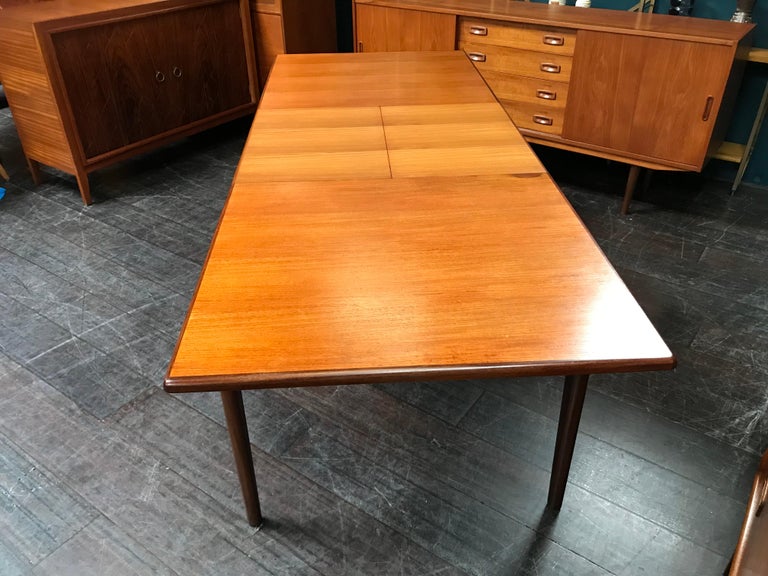Extending British Midcentury Teak Dining Table by Younger of Glasgow