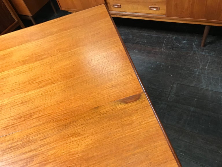 Extending British Midcentury Teak Dining Table by Younger of Glasgow