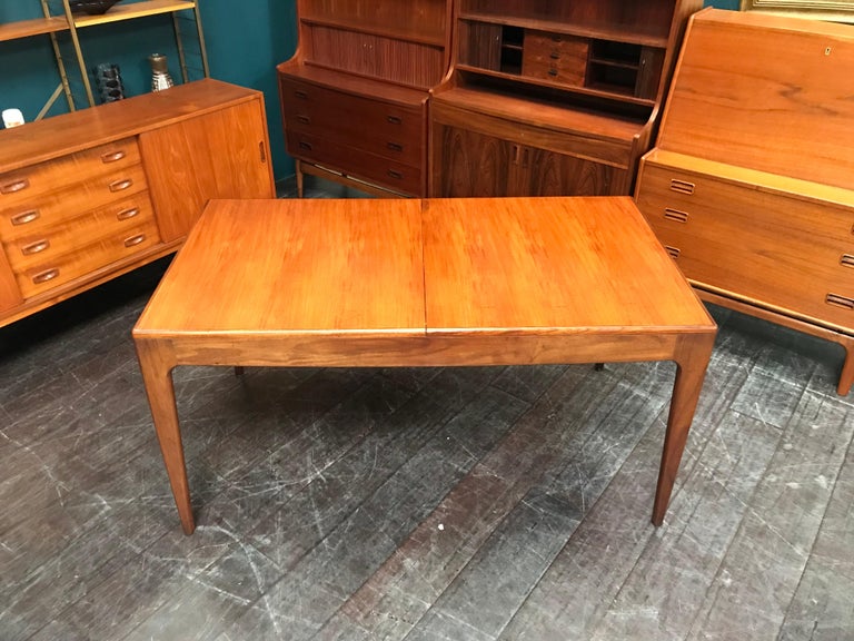 Extending British Midcentury Teak Dining Table by Younger of Glasgow
